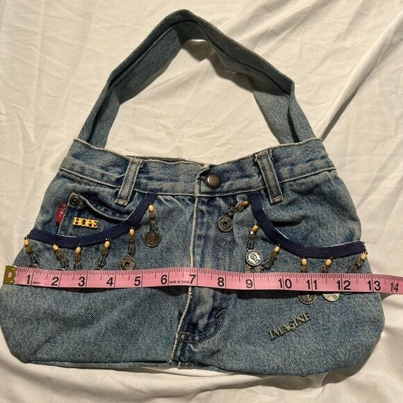 handmade denim bag - Picture 5 of 6